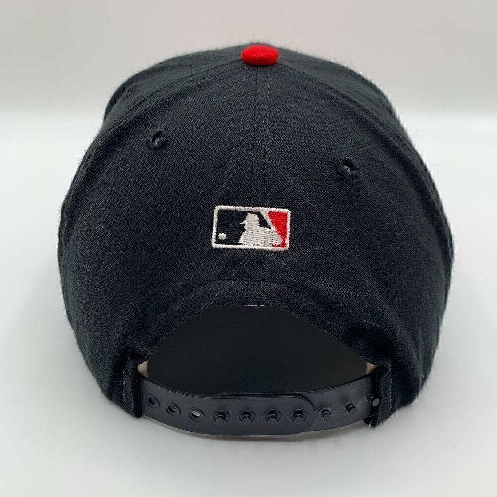 Pittsburgh Pirates MLB Vintage Signed Black Red New Era Snapback Hat M/L - Picture 3 of 6